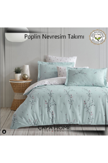 Çapa Home Poplin Nevresim Takımı %100 pamuk